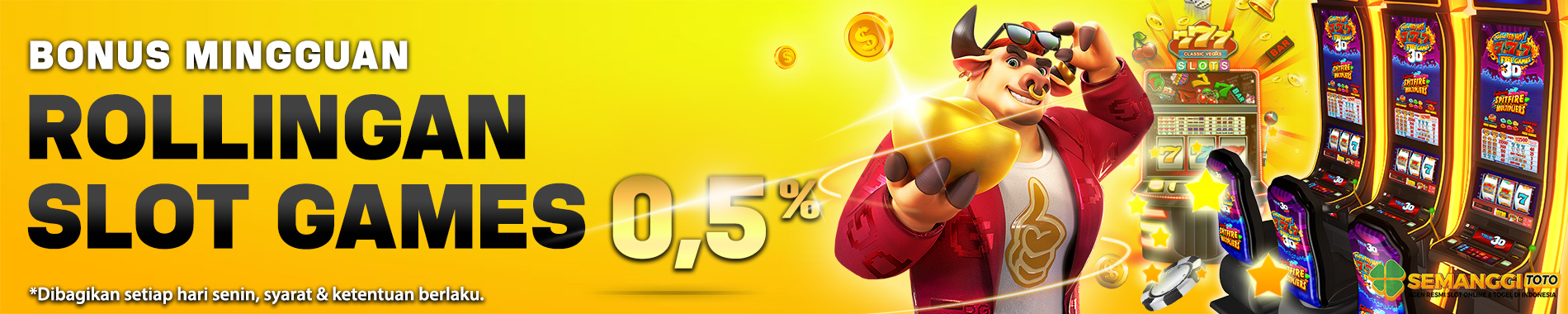 BONUS ROLLINGAN LIVE CASINO 0.8%